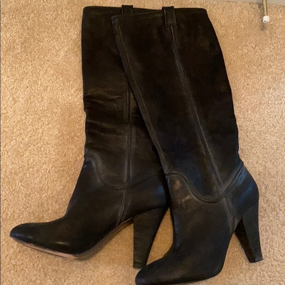 Joie Black Leather Boots - Picture 4 of 12